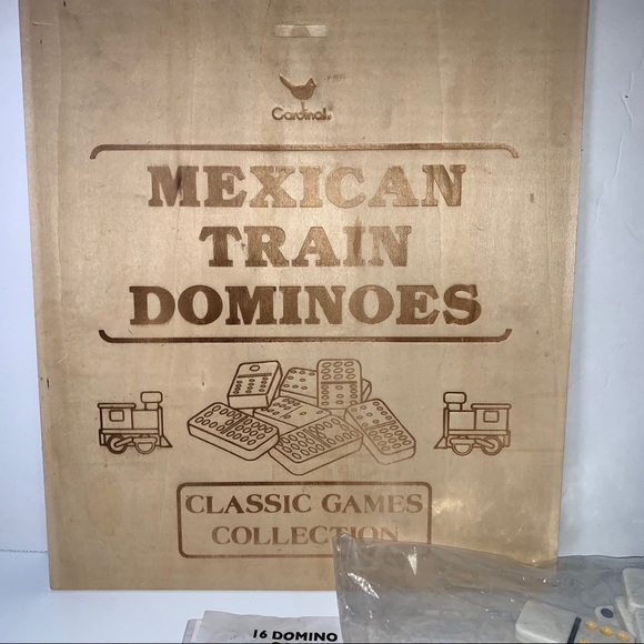 Classic Game Collection Mexican Train Dominoes wit - Picture 5 of 11
